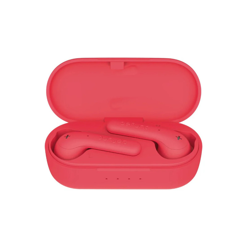 Defunc True Basic Wireless Earbuds - Red - سماعات